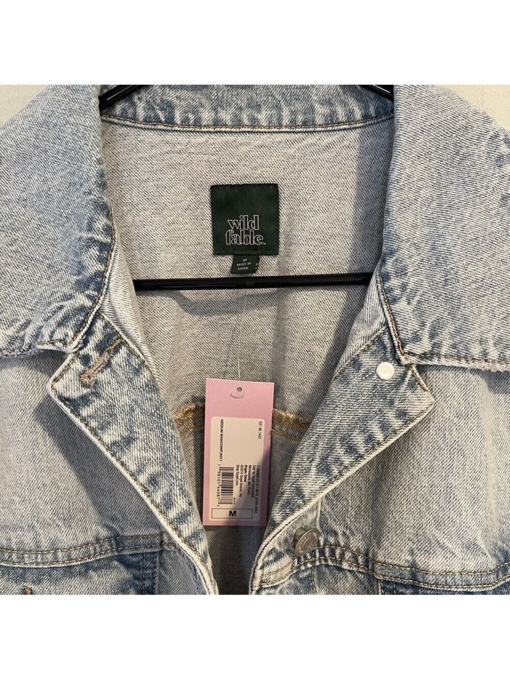 Wild Fable Blue Jean Jacket Classic Style - Picture 2 of 6
